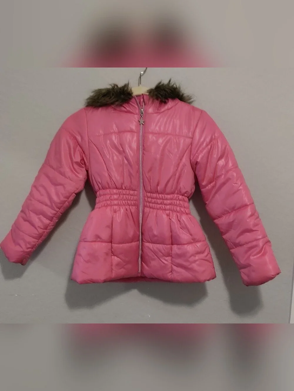 Girls' Lightweight Pink Cape Jacket - Brand Unspecified